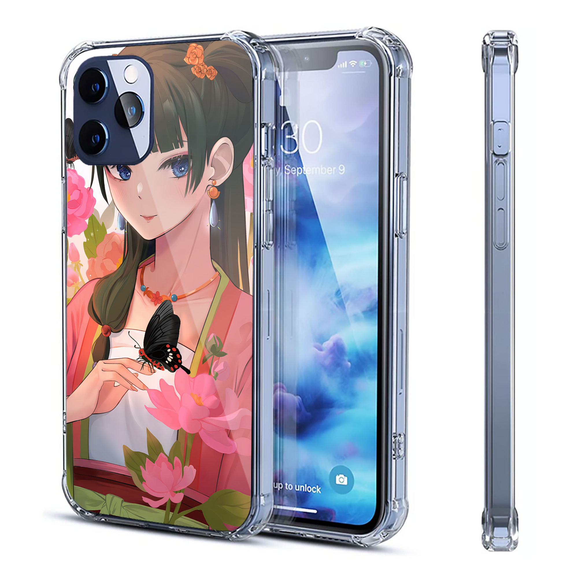 （画像用） 薬屋のひとりごと The Apothecary Diaries 【iPhone 12シリーズ対応】透明スマホケース（クリアソフトケース）